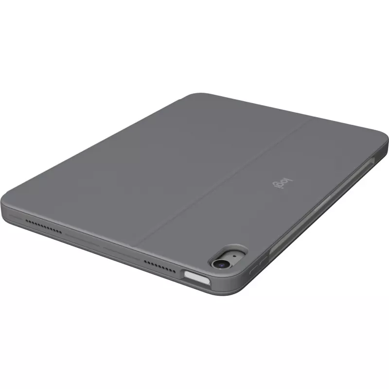 Klaviatūros dėklas Logitech Combo Touch QWERTY danų suomių norvegų švedų Smart Connector pilkas
