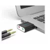 Vention USB išorinė garso plokštė, juoda, metalinė