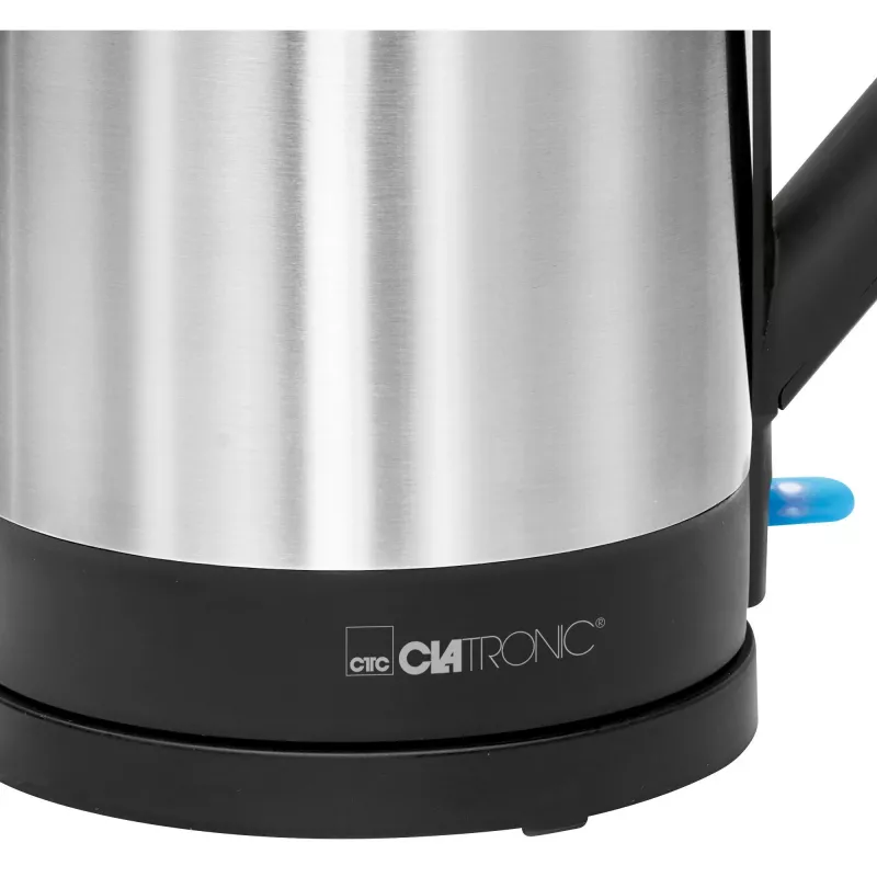 Elektrinis virdulys Clatronic 1,5 L 2200 W juodas nerūdijantis plienas