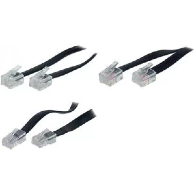 Telefono laidas ShiverPeaks BS70090-6/6 10 m Juodas