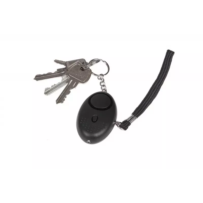 Asmeninis signalizatorius GUARD YC-003-BL — 120 dB, LED žibintuvėlis, LR41 baterijos, nešiojamas saugos įrenginys
