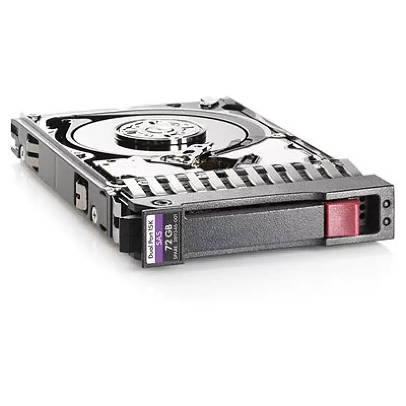 HPE - Kietasis diskas - Vieno prievado - 72 GB - Karšto keitimo - 2.5 SFF (6,4 cm SFF) - SAS - 15000 aps./min.
