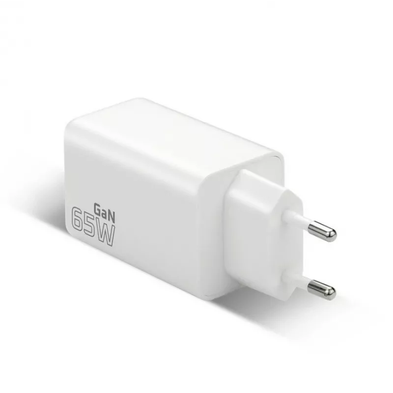 Maitinimo įkroviklis everActive SQ-655Q 65W, 1×USB-A + 2×USB-C greitasis įkrovimas