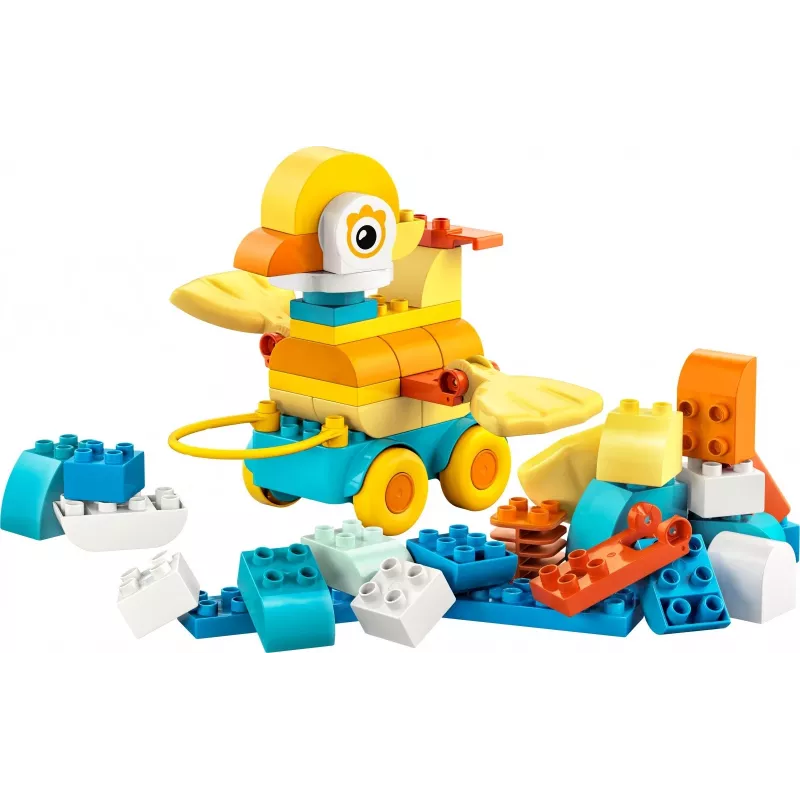 „LEGO DUPLO 3 viename gyvūnai ant ratukų“ žaislų rinkinys 10448 — „DUPLO“ statomi ir žaidžiami gyvūnai, 58 dalys, amžius 2+