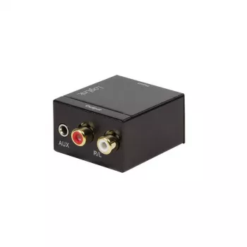 LogiLink CA0101 Toslink / RCA / Jack garso adapteris, juodas