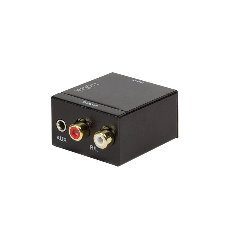 LogiLink CA0101 Toslink / RCA / Jack garso adapteris, juodas