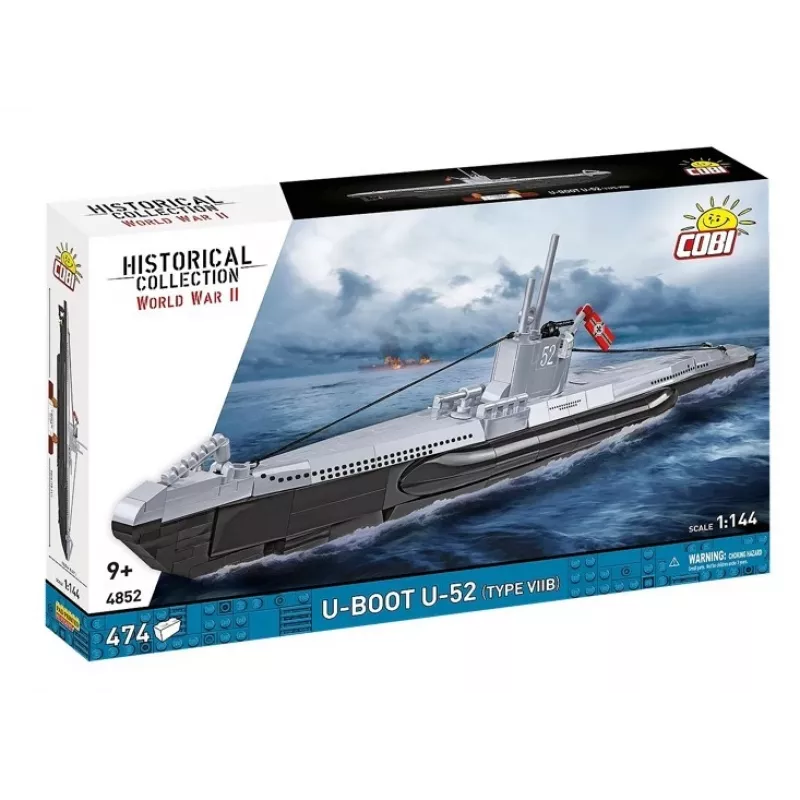 Konstruktorius Cobi U-Boot U-52 — 474 dalių modelio rinkinys