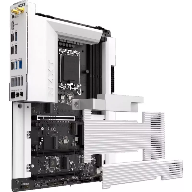 NZXT N7 Z890 Balta ATX pagrindinė plokštė