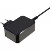 Mobiliojo įrenginio įkroviklis LC-Power LC-NB-GAN-65-C nešiojamam kompiuteriui, juodas, kintamoji srovė, skirtas naudoti patalpose