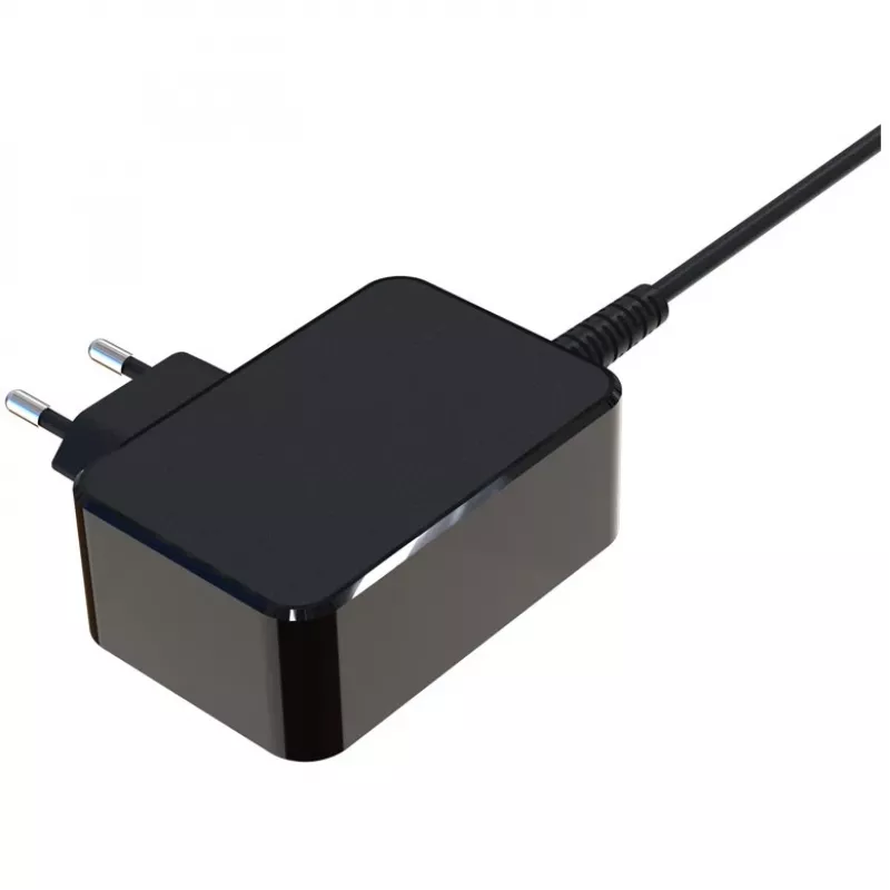 Mobiliojo įrenginio įkroviklis LC-Power LC-NB-GAN-65-C nešiojamam kompiuteriui, juodas, kintamoji srovė, skirtas naudoti patalpose