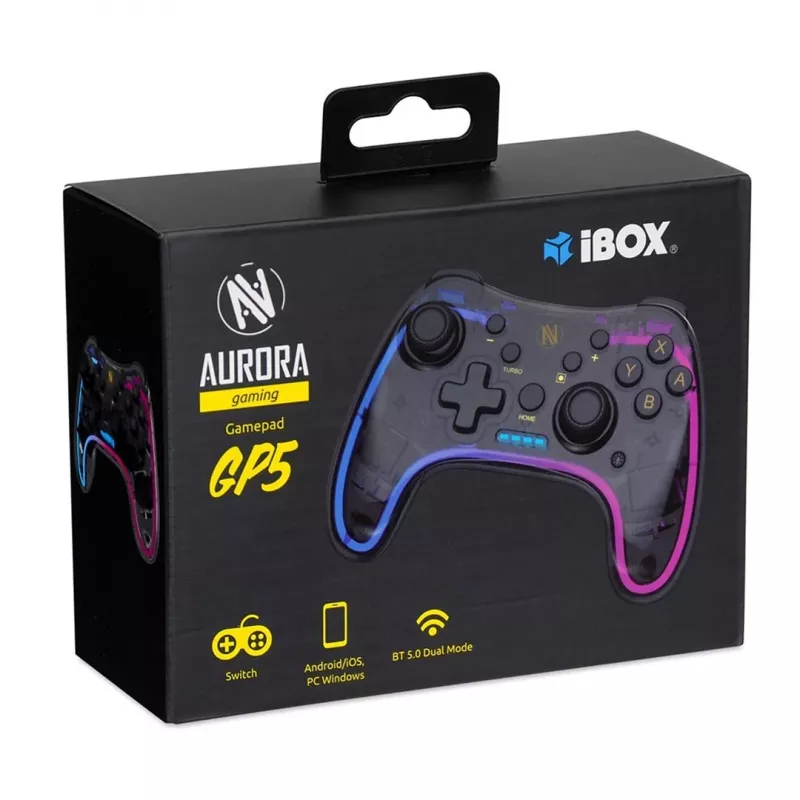 iBox IGP5 Gaming Controller Juoda Bluetooth Gamepad Analogue / Digital Android, Nintendo Switch, Nintendo Switch Lite, Nintendo Switch OLED, PC, iOS