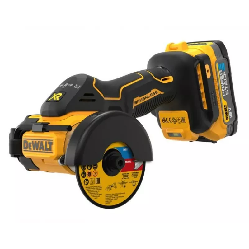 DEWALT PRZECINARKA 18V 76mm 2x1.7Ah POWERSTACK DCS438E2T