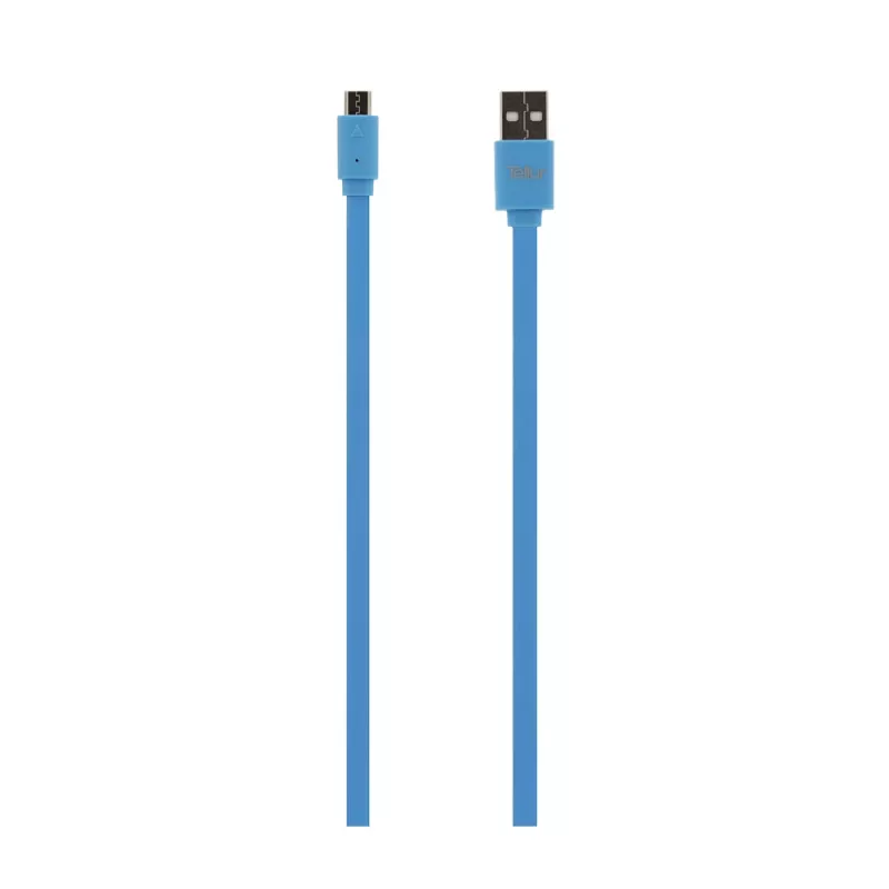USB laidas Tellur TLL155011 1m USB A Micro-USB A Mėlynas