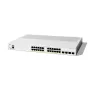 Cisco Catalyst 1300-24P-4G valdomas komutatorius, 24 prievadai GE, PoE, 4x1GE SFP, ribota garantija visam naudojimo laikotarpiui (C1300-24P-4G)