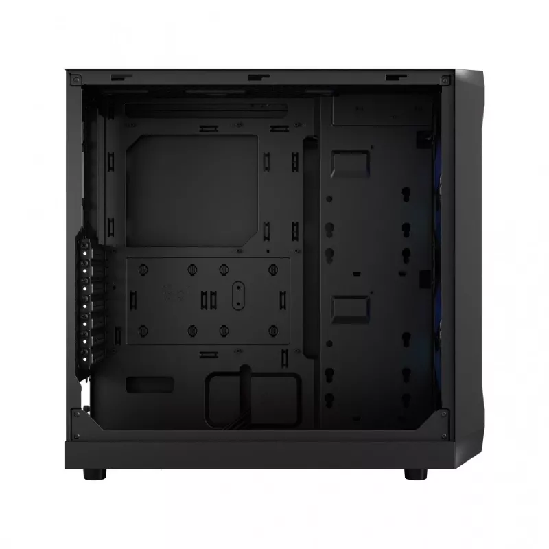 Fractal Design Focus 2 RGB Grūdinto stiklo vidutinis bokštas ATX PC korpusas - juodas