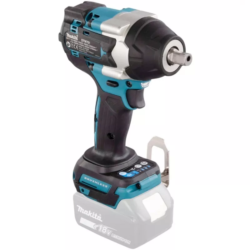 Makita DTW701Z elektrinis suktuvas/impulsinis suktuvas 2700 RPM Juoda, Mėlyna