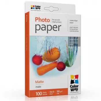 ColorWay - fotopopierius - matinis - 100 lapų -