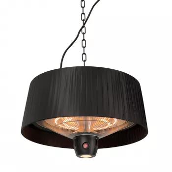 Infraraudonųjų spindulių šildytuvas SUNRED ARTIX C-HB, 1500 W, juodas, IP24 skirtas naudoti lauke