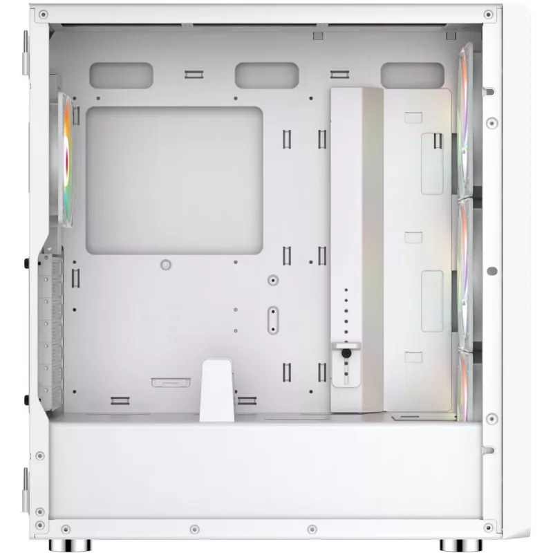 PC korpusas Silentware Air 100 White — vidutinio bokšto ATX suderinamas, baltos spalvos