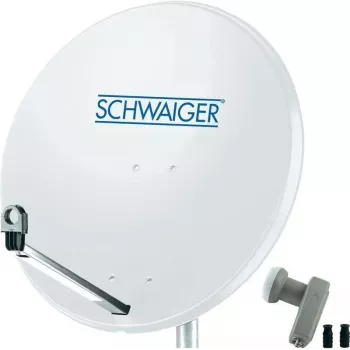 Palydovinė antena SCHWAIGER SPI9960SET2 80 cm su dvigubu LNB 2 dalyviams