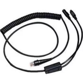 Honeywell - Tastaturweiche / Network kabelis - RJ-45 (M) - PS/2, 6-pin, maitinimo šaltinis - 3,0m - aufgespult - Juoda (CBL-720-300-C00)