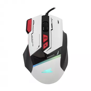 Pelė Baracuda BGM-042 MANTA White USB