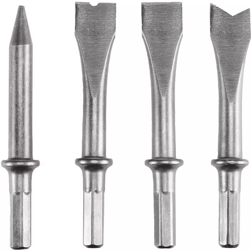 Rotary hammer chisel attachment Einhell 4132769 Metallic 120mm 4pcs