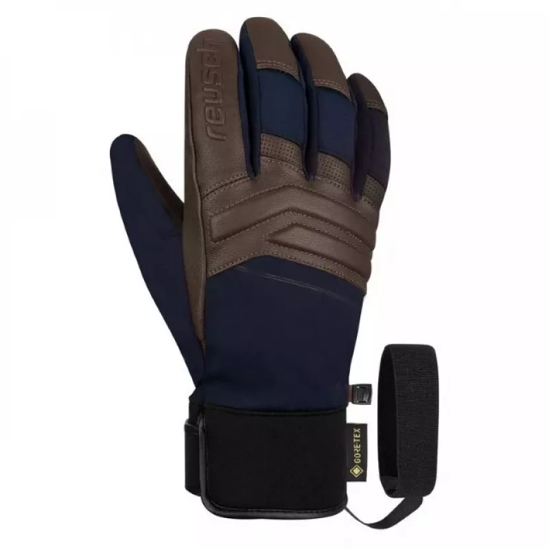 REUSCH JUPITER GORE-TEX GLOVES SIZE 9 tamsiai mėlynos