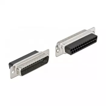 D-Sub 25 kontaktų užspaudžiamas kištukas į 2 x RJ45 lizdą DeLOCK 66833