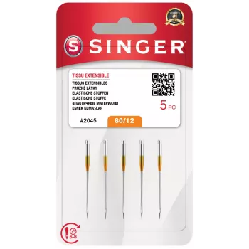 SINGER siuvimo mašinos adata 2045 SZ12 BLST W/05 N204511M503 – buitinė/pramoninė adata 12 dydžio