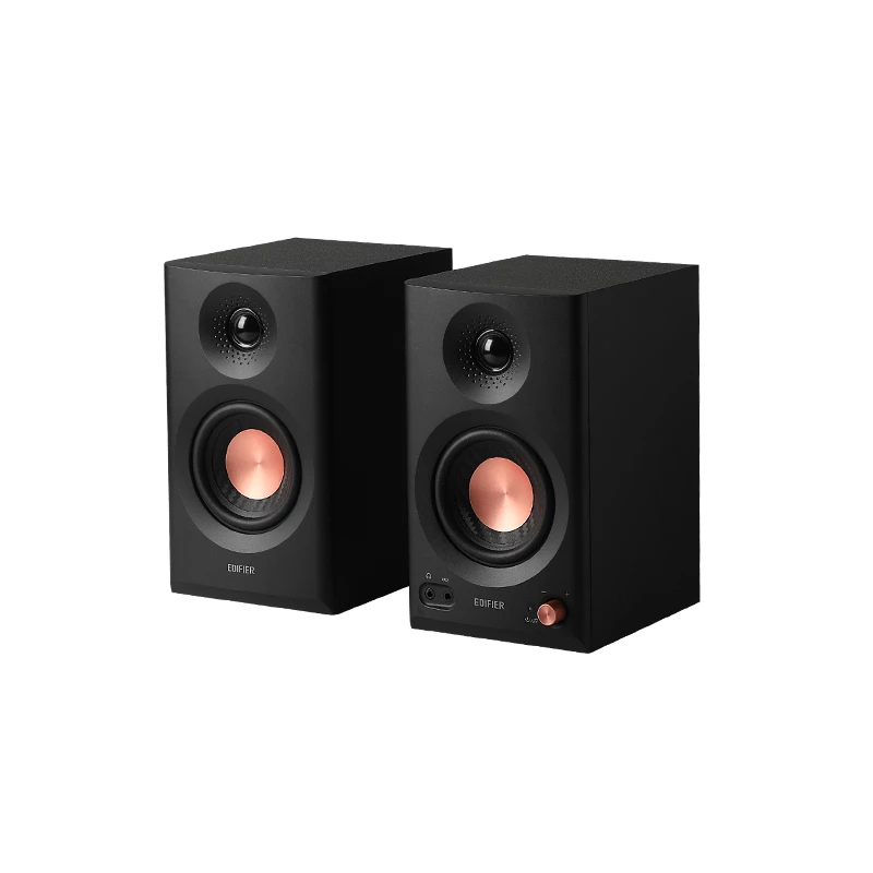 Edifier | Maitinami studijiniai monitorių garsiakalbiai | MR3 | 18W x 2 W | Bluetooth | Juoda | ≥ 85 dB | Belaidis ryšys