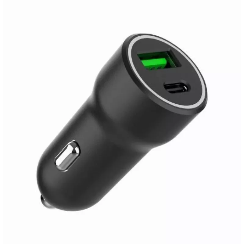 Gembird automobilinis maitinimo adapteris - USB Type-A ir C PD - 20W