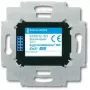 Sieninio jungiklio dangtelis Busch-Jaeger 6120/12-101 metalinės spalvos 71×71 mm