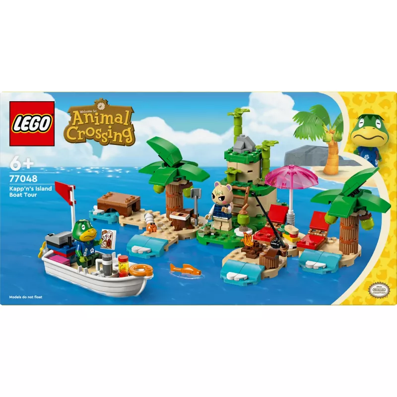 LEGO konstravimo žaislo rinkinys 77048 Animal Crossing Laivo kelionė su Kapitono sala