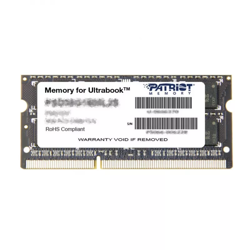 Nešiojamojo kompiuterio atmintis PATRIOT 8GB DDR3 1600MHz 204-pin SO-DIMM 1,35V