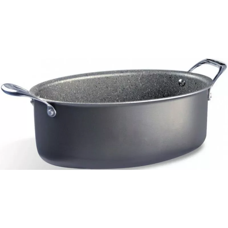 Puodas Pensofal Invictum Professional Oval 32 cm su 2 rankenomis ir stikliniu dangčiu