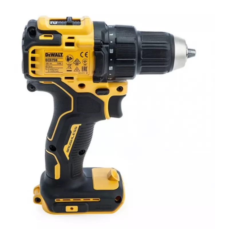 DeWALT DCD708 beraktis 18V belaidis gręžtuvas-suktuvas, tik korpusas