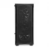PC korpusas IBOX LUPUS 27 Midi Tower ATX, grūdintas stiklas, RGB, 455×200×380 mm, palaiko ATX, GPU iki 32 cm