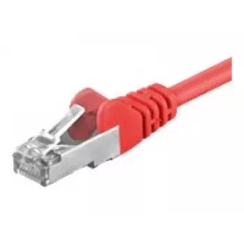 Wentronic Goobay CAT 5e komutacinis kabelis, F/UTP, raudonas, 2 m - CCA varinis mišinys (50152)