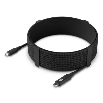 USB-C į USB-C kabelis UBIQUITI AFI-CABLE-USB-7M — 7 m, magnetiškai ekranuotas, juodas/pilkas