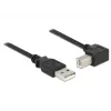 USB kabelis DeLOCK 0,5 m USB 2.0-A USB 2.0-B juodas