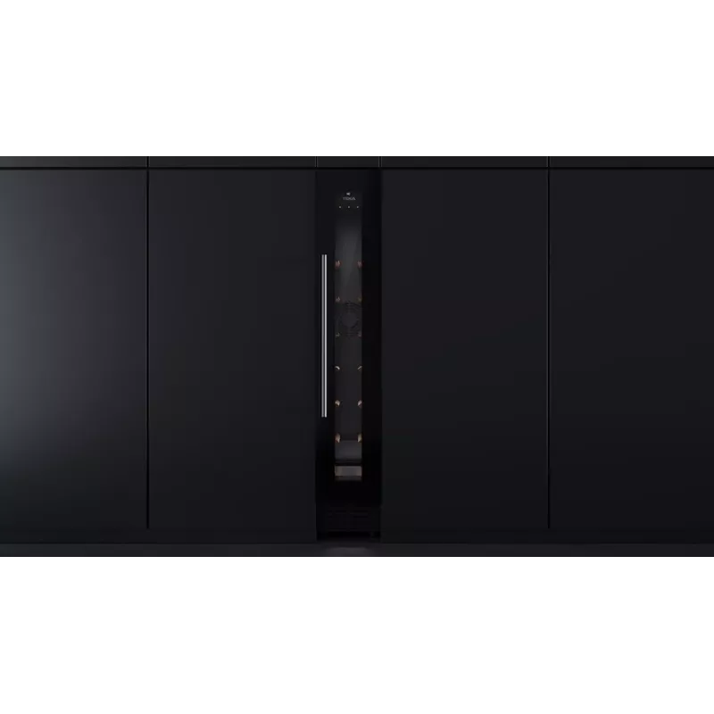 Teka RVU 10008 GBK termoelektrinis vyno aušintuvas įmontuojamas juodas 8 buteliai (-ų)