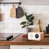 MANTA RDI912W Rimini radijo laikrodis, Bluetooth ir belaidis įkrovimas, baltas