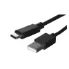 USB A į USB C kabelis LANBERG CA-USBO-20CU-0018-BK — USB 2.0, 1,8 m, Juoda