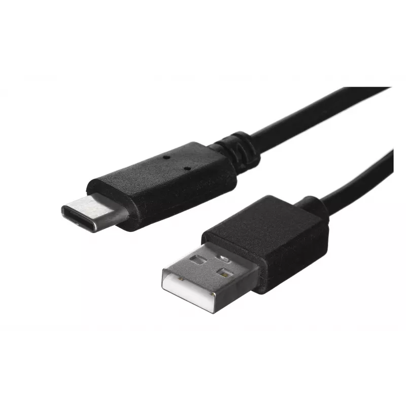 USB A į USB C kabelis LANBERG CA-USBO-20CU-0018-BK — USB 2.0, 1,8 m, Juoda