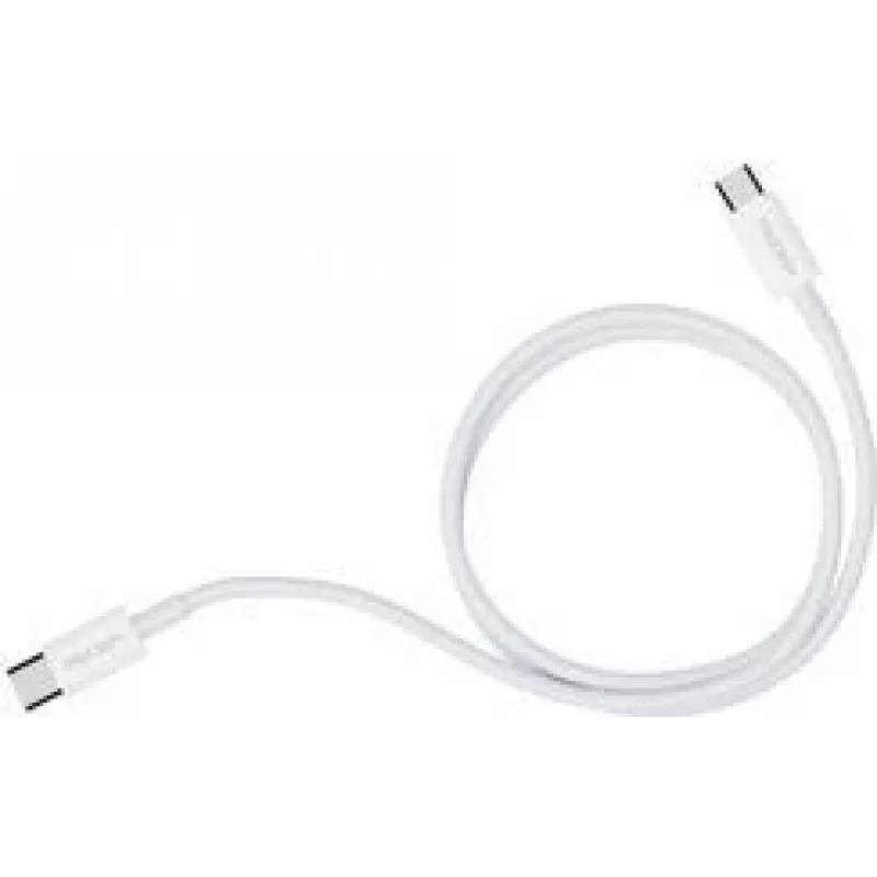 PEDEA greito įkrovimo ir duomenų laidas USB-C/USB-C, baltas (1 metras) (60040120)