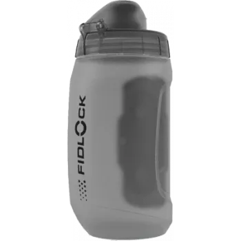Fidlock Twist Bottle 450 jungtis — butelio tvirtinimo sistema, skaidri/juoda