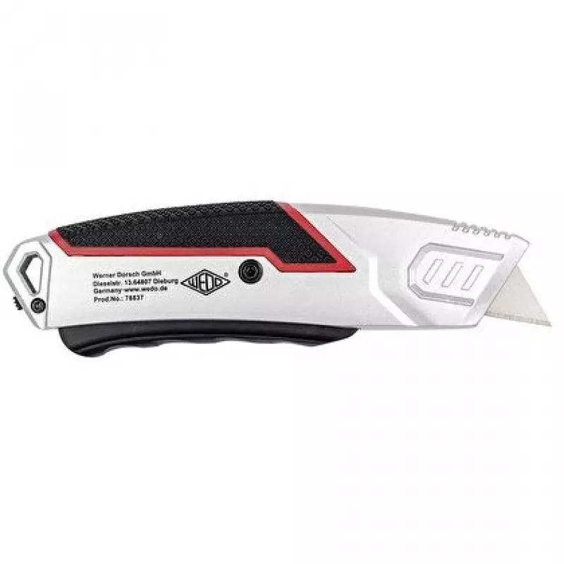 Utility Knife Wedo 78 837 Juoda Red Sidabrinė Snap-off Blade 60mm…