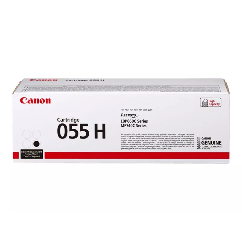 Canon 055H dažų kasetė 1 vnt. Originali Juoda