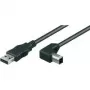 Wentronic Goobay USB 2.0 Hi-Speed laidas, juodas, 3 m - USB 2.0 kištukas (A tipo) > USB 2.0 kištukas (B tipo) (68733)